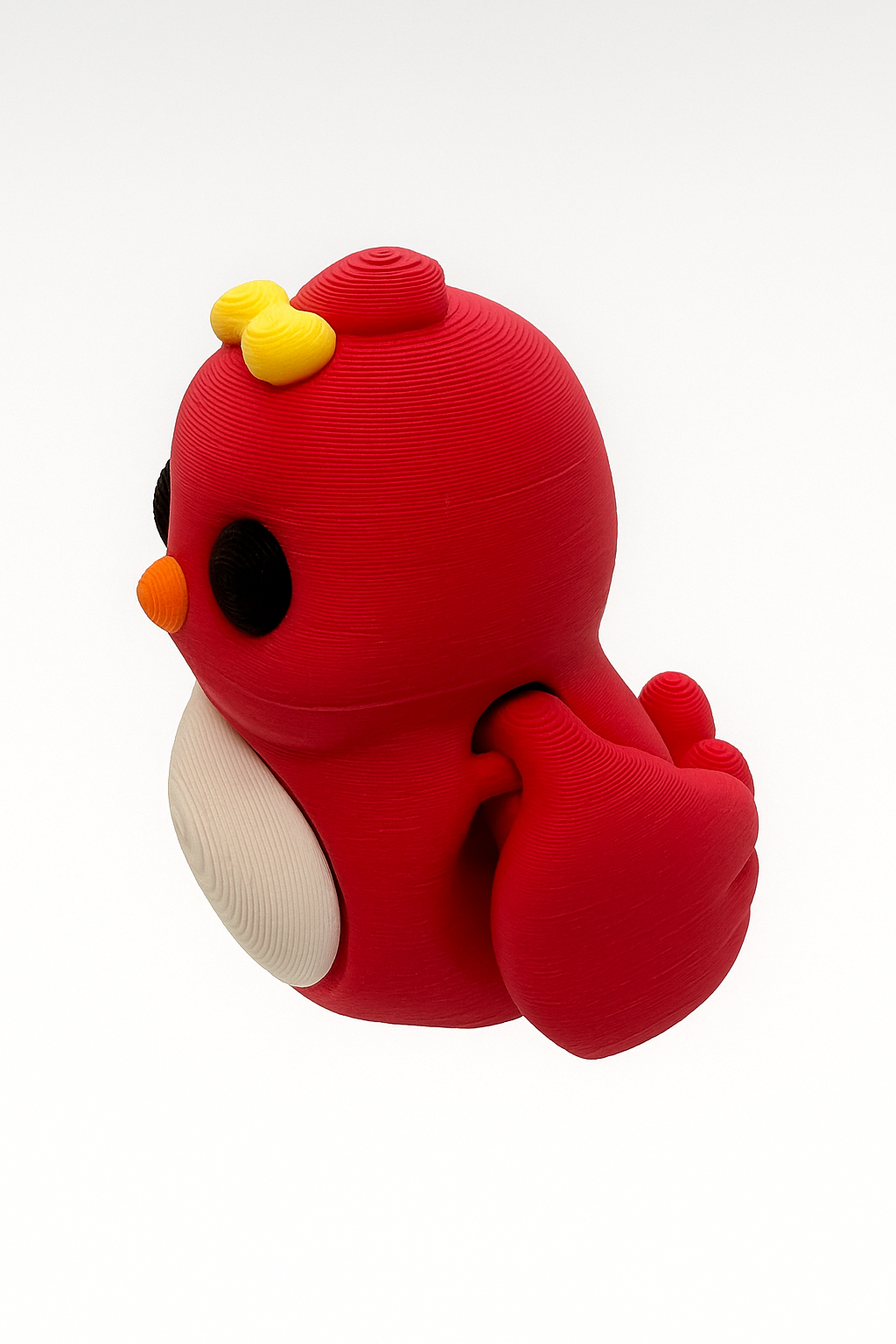 3D Printed Chick Fidget Toy: Poseable Bird Desk Decor