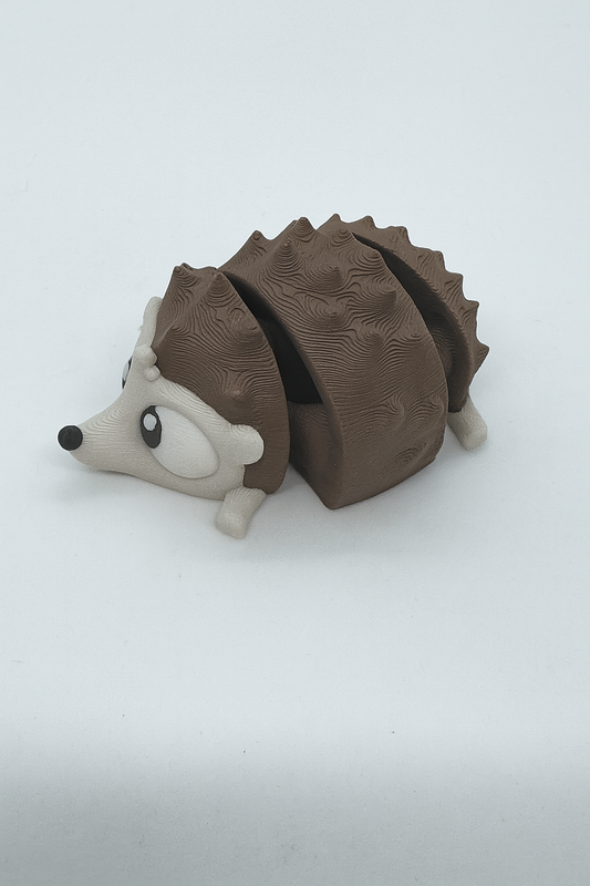 Articulated Flexi Hedgehog Toy – 3D Printed Fidget Animal