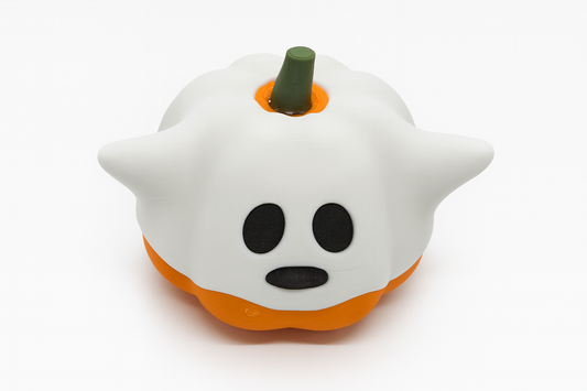 Ghost Pumpkin Decor – Cute Spooky Halloween Decoration