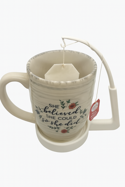 Tea Bag Holder with Fishing Rod: Hands-Free Steeping Tool