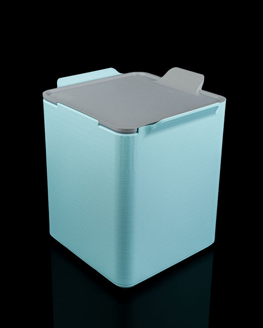 All in One Cleaning/Trash Organizer | Under Sink Trash Bin with Cleaning Supply Storage  | Compact Cabinet Organization System