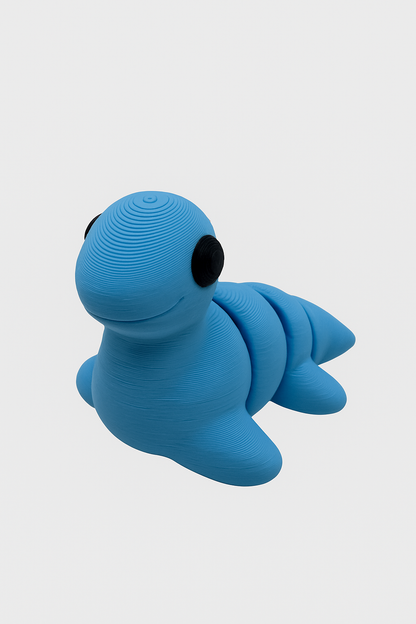 Articulated Baby Ness Figure: Movable Aquatic STEM Toy