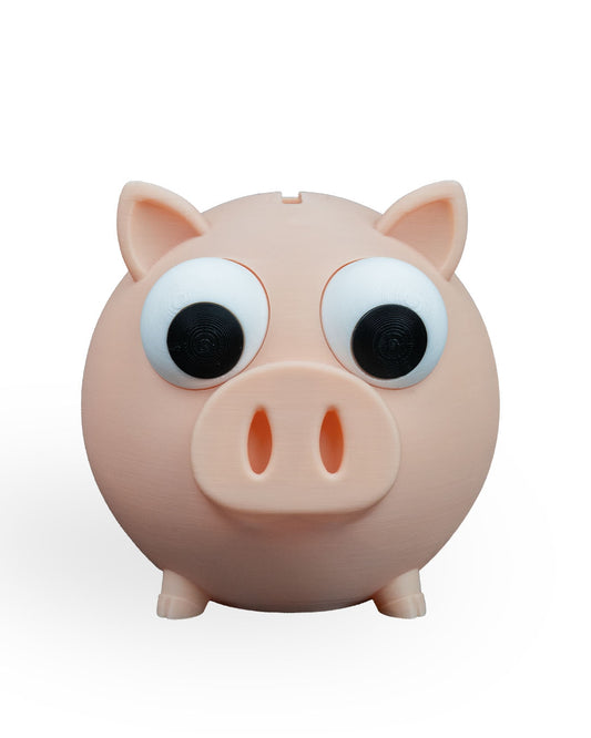 Cute Piggy Bank | 3D Printed Coin Bank for Kids/Adults | Adorable Money Saving Bank | Unique Gift Idea Fun Home Décor