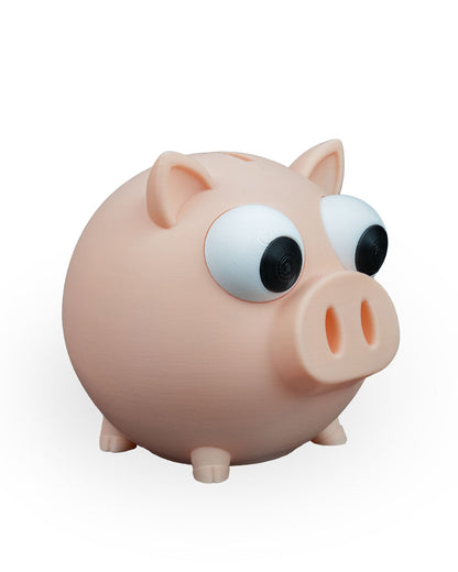 Cute Piggy Bank | 3D Printed Coin Bank for Kids/Adults | Adorable Money Saving Bank | Unique Gift Idea Fun Home Décor