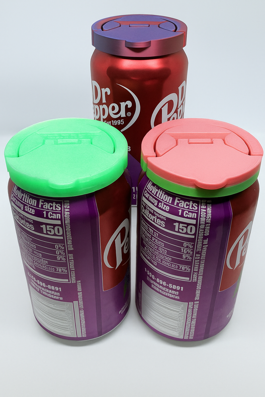 Colorful Reusable Soda Can Covers - 4 Pack Beverage Protectors for Regular Cans