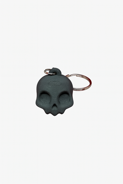 Skull Keychain – 3D Printed Gothic Charm with Metal Ring