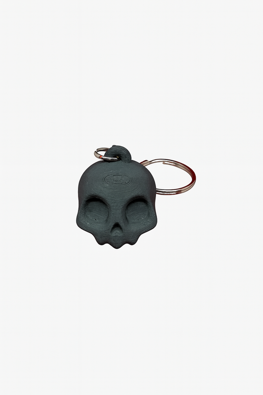 Skull Keychain – 3D Printed Gothic Charm with Metal Ring