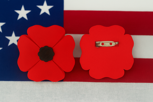Wear Your Poppy Pin Daily