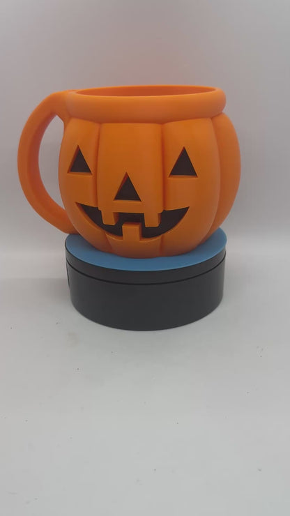 Jack-O’-Lantern Pint Ice Cream Holder – Spooky & Fun Halloween Cup