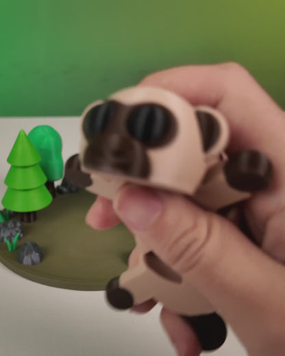 Cute Monkey Figurine – 3D Printed Animal Desk Toy/Collectible | Adorable Monkey Home Décor | Unique Gift for Animal Lovers