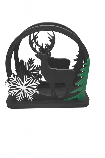 Reindeer Christmas Napkin Holder – Festive Holiday Table Decor